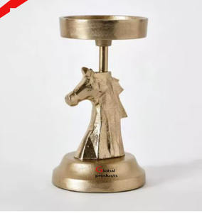 Portavelas de acero inoxidable con acabado plateado de aspecto elegante para hoteles, restaurantes y bares - Product Image 5