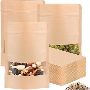 Sachets de thé en papier kraft HPS TB05 en gros, qualité alimentaire, avec impression personnalisée, fermeture éclair, pour emballage de thé en vrac - Product Image 1