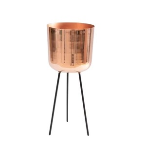 แจกันและกระถางดอกไม้โลหะขัดโบราณดีไซน์สวยงามของตกแต่งบ้านและของตกแต่งห้อง - Product Image 4