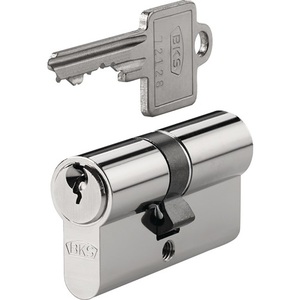 Antivol de vélo à double cylindre profil PZ 8800, taille 27/27 mm, avec 3 clés identiques numérotées BKS - Product Image 1