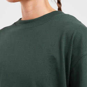 Camiseta de talla grande verde bosque de gran tamaño para mujer, camiseta de manga corta, suave, ligera y de diseñador, camiseta de entrenamiento de gimnasio de ajuste relajado - Product Image 5