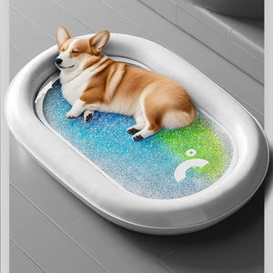 Venta al por mayor Verano Nueva Mascota Alfombra de Refrigeración Patrón Sólido Gel de Refrigeración PVC Impermeable Resistente a los Arañazos Cama de Perro Cama de Gato - Product Image 1