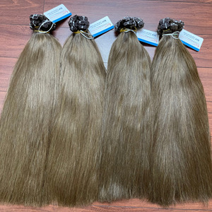 Extensions de cheveux raides à trame plate, 100% cheveux humains vietnamiens bruts cheveux vierges doublement étirés, coloration des cheveux, avec prix de gros - Product Image 5