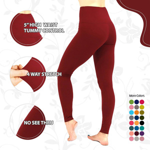 High Waist <b>Compression</b> Workout Pants for Women Custom Breathable Gym and Fitness Leggings Casual Style - Product Image 5