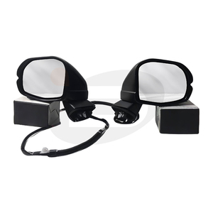 9 Wire Side Rearview Mirror Assembly Compatible With Honda CRV 2023 2024 2025 Black Blind Spot Power Folding Rearview Mirror Car Accessories(1pc Left
