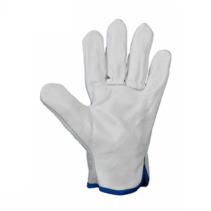 Gilet de sécurité de travail en cuir fendu de haute qualité fabriqué au Pakistan pour hommes, avec poignets ajustables, sans silicone, unique - Product Image 5