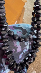 Collier en chaîne de perles rouges non coupées fait à la main, bijoux indiens pour femmes, style classique - Product Image 2