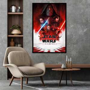 Affiche principale de Star Wars Episode 8, collection élégante de plaques décoratives - Product Image 4
