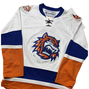 Camiseta de Hockey sobre Hielo Sublimada Premium Fabricada por Sibrin, 100% Poliéster, Unisex, Nombre y Número de Equipo Personalizados, Camisetas para Clubes Deportivos y Ligas - Product Image 3