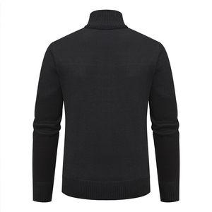 Vente en gros de pull personnalisé pour hommes, mode chaude, fermeture éclair complète, pull tricoté décontracté, ample, automne, hiver, vêtements d'extérieur - Product Image 4