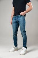 Jeans de Mezclilla para Hombre, Estilo Casual, Tela Resistente |   Pantalones Vaqueros Azules Clásicos para Hombre |   Ropa para Hombre al por Mayor