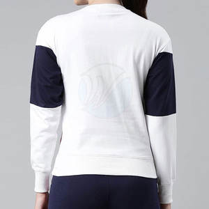 Sudadera de punto de seda de Invierno para mujer de alta calidad con estampado de logotipo personalizado forrado estilo informal logotipo frontal sudaderas con capucha calientes - Product Image 4