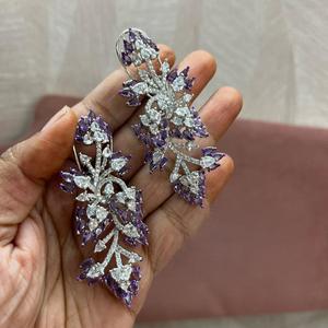 Pendientes elegantes y elegantes, pendientes de nuevo estilo, ropa de fiesta, accesorios de moda, ropa de fiesta con piedra de circón para mujer - Product Image 5