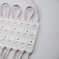 IP65 12V Injection LED Module PVC Matériel 1.5W Utilisation de la publicité avec bleu vert jaune chaud blanc rose Lumière 3LED Puce