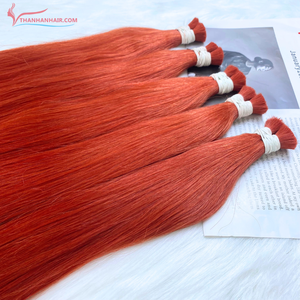 Venta a granel roja Rusia cabello Remy recto, paquetes de cabello humano a granel, extensión de cabello humano remy de Vietnam a granel - Product Image 4