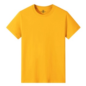 Camiseta corta de algodón a la moda para hombre 2025, cuello redondo, ajustada, informal, de Color sólido, de talla grande, 18 colores, venta al por mayor - Product Image 3