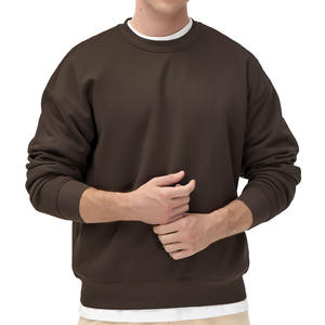 Sudadera de tela suave para uso diario para hombre, ropa deportiva básica, sudadera transpirable mezclada de algodón para hombre - Product Image 5