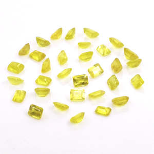 Zafiro Amarillo Natural de Bangkok, Calibrado, Corte Octogonal, Corte Brillante, Corte Esmeralda, Corte Marquesa, Rectangular, Ovalado, 3x4mm, 4x5mm, Violeta - Product Image 2