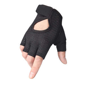 Gants de cyclisme demi-doigts unisexes de haute qualité gants de vélo en polyester respirants pour la fonction coupe-vent d'été - Product Image 1