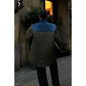 Chaqueta vaquera acolchada para mujer con ribete 7071 - Product Image 1