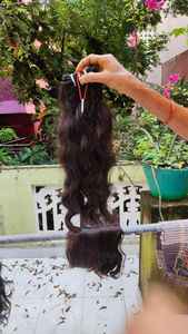 100% cabello indio natural crudo sin procesar que teje el mejor rizo italiano de la onda de Bazillion 100% cabello humano de la Virgen de Remy - Product Image 3