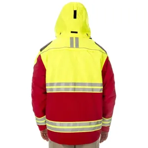 S-5XL Custom LOGO Multi Pocket High Visibility <b>Reflective</b> Strip Security Jacket Engineer Work Hi Vis Safety <b>Vest</b> With LOGO - Product Image 5