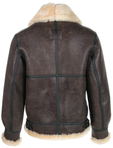 Veste en cuir véritable pour homme, hiver, 100% cuir véritable, avec fourrure personnalisable, veste faite à la main, tailles uniques, fabricants de vestes unisexes du Pakistan - Product Image 2