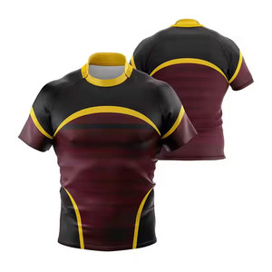 Custom Printed Sports Wears Rugby Jerseys Shirt Uniform Wholesale Sublimated Sportswear Adults Unisex Personalized Team - Product Image 6