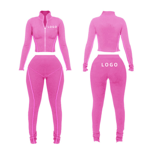 ชุดวอร์มลำลองผู้หญิง ปี 2025 ชุดวอร์มโอเวอร์ไซส์ ชุดเซ็ต 2 ชิ้น ชุดออกกำลังกาย ชุดวิ่ง ชุดวอร์ม - Product Image 1