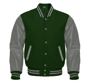 Wholesale Custom Design Varsity Jackets Letterman Jackets with Stand Collar High Street CollegeBaseballjacket for men - Product Image 6