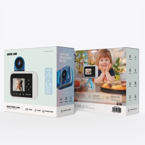 Appareil photo Snap Print pour enfants Green Lion pour jeunes photographes - Product Image 3