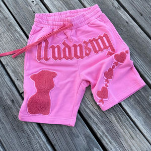 กางเกงขาสั้นผ้าฝ้าย100% สำหรับผู้ชายกางเกงขาสั้นแบบเย็บปักโลโก้ได้ตามต้องการ - Product Image 2