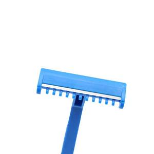 Rasoir en or rose avec logo personnalisé Rasoir de sécurité écologique à double tranchant pour femmes Rasoir fermé - Product Image 5