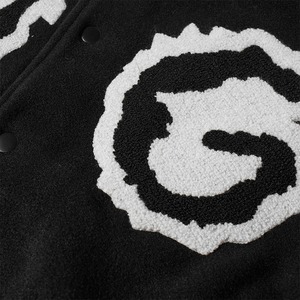 Hip Hop Vintage Letterman Warm Varisty Casual Moda Cuero Invierno Tallas grandes Hombres Varsity Chaquetas Personalizadas Largas - Product Image 4