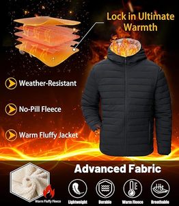 Chaqueta de Caza Ligera para Hombre, Cortavientos, Acolchada, Resistente al Agua, para Correr y Viajar - Product Image 5