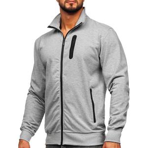 High Quality <b>Men</b> Purple Quarter <b>Zip</b> Hoodies Cotton Polyester Jacket Pullover Pocket Windbreaker Jackets - Product Image 1