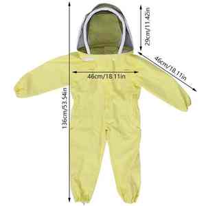 Combinaison d'apiculture avancée à ajustement confortable pour filles, protection intégrale, tissu respirant, résistance aux piqûres, récolte, inspection - Product Image 2