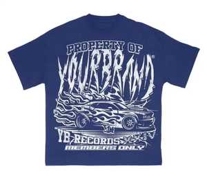 T-shirts pour hommes 100% coton de haute qualité en gros Streetwear personnalisé ourlet brut bord coupé graphique Boxy recadrée sérigraphie - Product Image 3