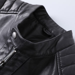 Clothing Wear New Style Men's Sheep Skin Jacket High Quality Windproof Custom Fashion Heavy <b>Weight</b> Winter Manufacturer <b>Stand</b> - Product Image 3