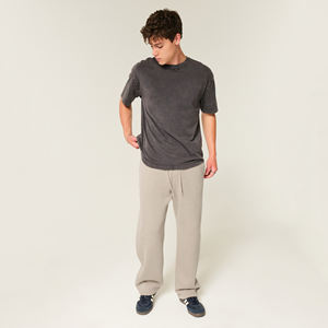 กางเกงวิ่งขาตรงระบายอากาศได้น้ำหนักเบาแห้งเร็วผ้าฝ้าย100% ทันสมัยแบรนด์2025ฤดูใบไม้ร่วงฤดูหนาว - Product Image 2