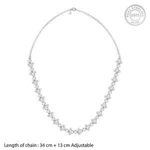 Conjunto de collares colgantes Kate Fashion de plata - Product Image 6
