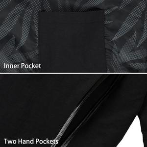 Automne hiver hommes laine courte Cargo veste nouveau épaissi Bomber manteau support Baseball col décontracté épissage haut tissu matériel - Product Image 5