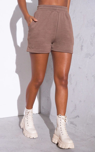 Shorts de sport décontractés pour femmes avec logo personnalisé, taille élastique, couleur unie - Product Image 2