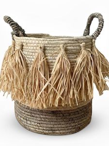 Macetas decorativas hechas a mano de hierro tejido de ratán, diseño personalizado, macetas para interiores y exteriores, macetas hechas a mano - Product Image 5