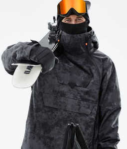 Veste de ski et de snowboard d'hiver pour homme, fermeture éclair -Tex, imperméable, coupe-vent, polaire isolée, respirante, à capuche, personnalisable - Product Image 4