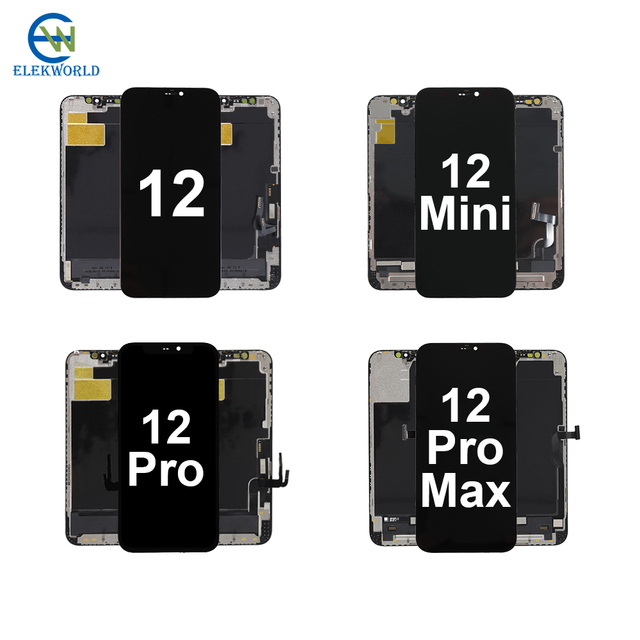 Replacement Soft OLED Screen for iPhone 12 12 Mini 12 Pro 12 Pro Max JK ZY DD Brand Original Mobile Phone LCDs Pantalla