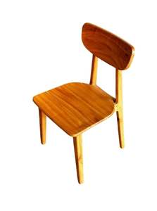 Silla de Comedor de Teca Personalizada, Duradera y de Primera Calidad, Diseño Moderno y Minimalista para Apartamento, Hogar, Oficina, Sala de Estar, Muebles de Madera Sólida - Product Image 4