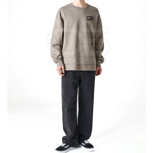 Men Oversized Sweatshirt Streetwear Style Loose Fit Pullover With Soft Fleece For Winter Fashion - Product Image 1