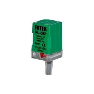 Capteur de proximité inductif cubique FOTEK PL-08P 17x17x35MM 10-30VDC avec alimentation PNP NO et détection 8MM, câble de 2 m - Product Image 1