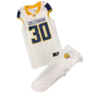 Precio bajo Envío rápido Calidad Premium Tackle Twill Hombres Uniforme de fútbol americano Agregar nombre de equipo personalizado logo Nombre del jugador - Product Image 6